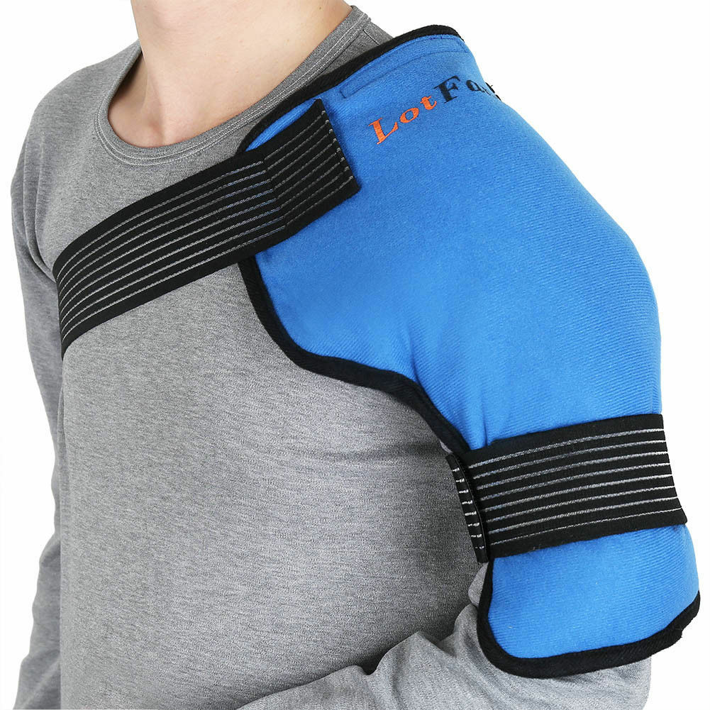 Large Flexible Gel Ice Pack Hot Cold Therapy For Shoulder Knee Back Pain Relief