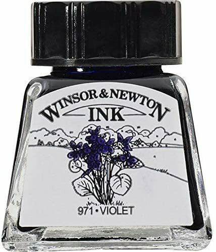 Windsor & Newton Drawing Ink 14ml Bottle Violet