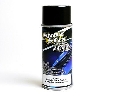 Spaz Stix 10209  Ultimate Black Backer Aerosol Paint 3.5oz